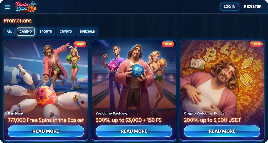 dudespin casino bonus casino