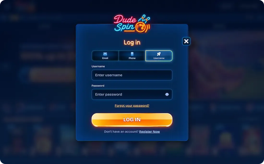 dudespin casino id login